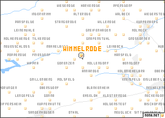 map of Wimmelrode