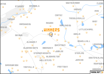 map of Wimmers