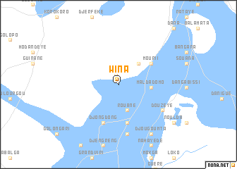 map of Wina