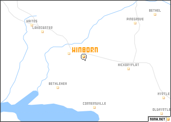 map of Winborn