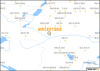 map of Wincentowo