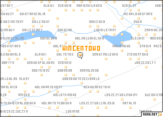 map of Wincentowo