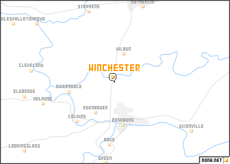 map of Winchester