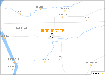 map of Winchester