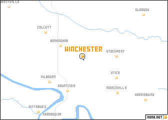 map of Winchester