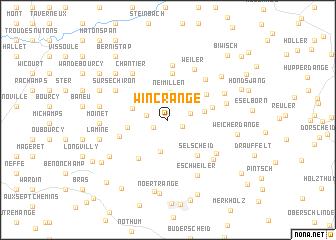 map of Wincrange