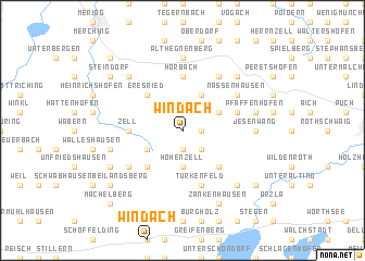 map of Windach