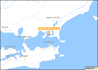 map of Winda Woppa