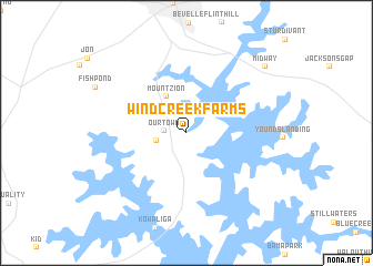 map of Wind Creek Farms