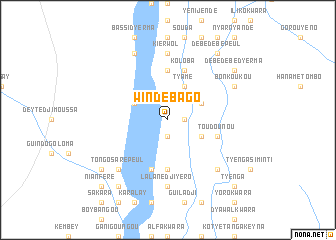 map of Windé Bago