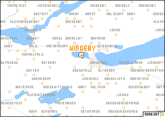 map of Windeby