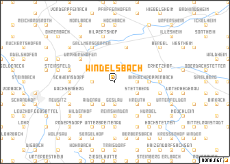 map of Windelsbach