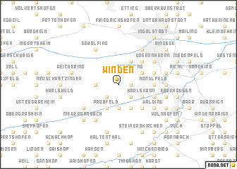 map of Winden