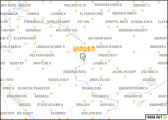 map of Winden