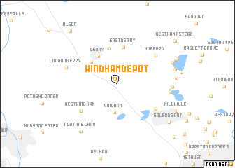 map of Windham Depot