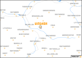 map of Windham