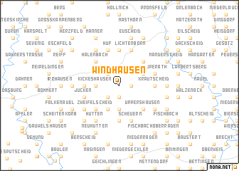 map of Windhausen