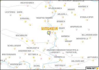 map of Windheim