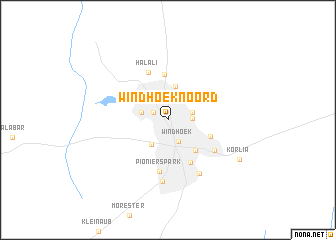 map of Windhoek Noord