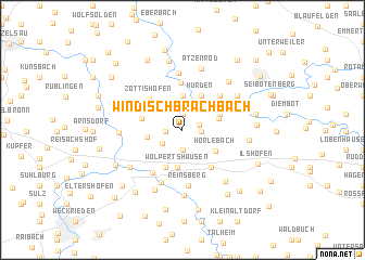 map of Windischbrachbach