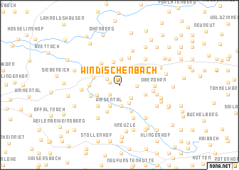 map of Windischenbach