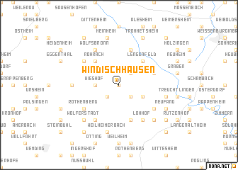 map of Windischhausen