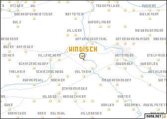 map of Windisch