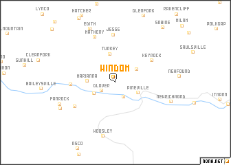 map of Windom