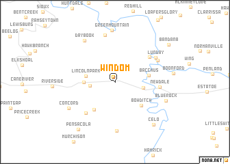 map of Windom