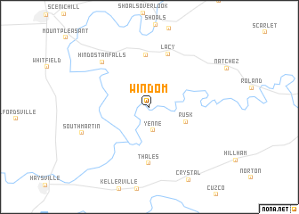 map of Windom