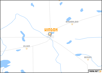 map of Windom