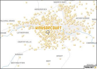 map of Windsor Court