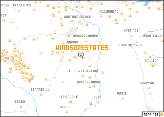 map of Windsor Estates