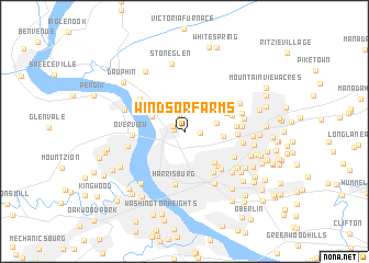 map of Windsor Farms