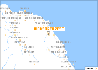 map of Windsor Forest