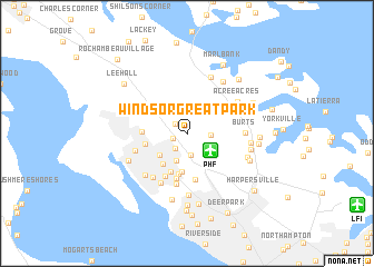 map of Windsor Great Park