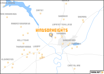 map of Windsor Heights