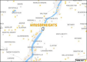 map of Windsor Heights