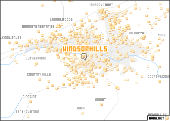 map of Windsor Hills