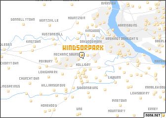 map of Windsor Park