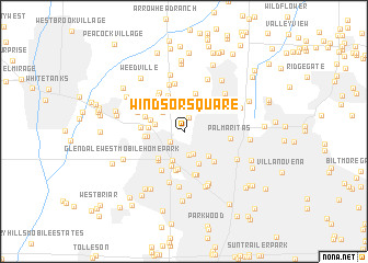 map of Windsor Square