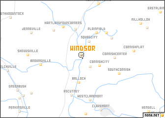 map of Windsor