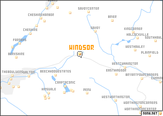 map of Windsor