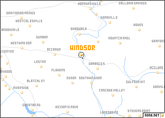 map of Windsor