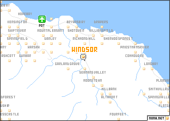 map of Windsor