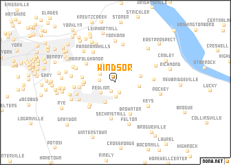 map of Windsor