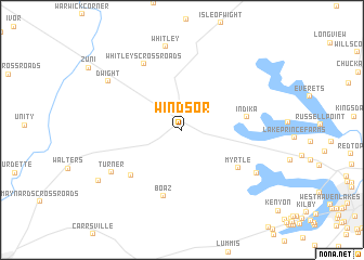 map of Windsor