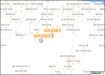 map of Windsor