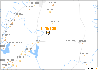 map of Windsor