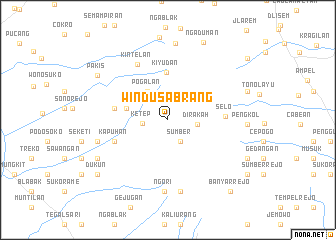 map of Windusabrang